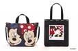 左 Mickey and Minnie Blowup【デラックス イージー キャリートート】H32×W44×D13cm ￥12,650 右 Mickey and Minnie Promenade【エメラルド トート】H38×W33cm ￥12,100
