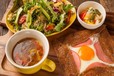 選べるガレット サラダランチプレート（前菜、スープ、コーヒー or 紅茶付） 980円