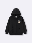 【GU×星のカービィ】キッズ「KIDS(男女兼用)スウェットフーディ Kirby」09 BLACK　￥2,290