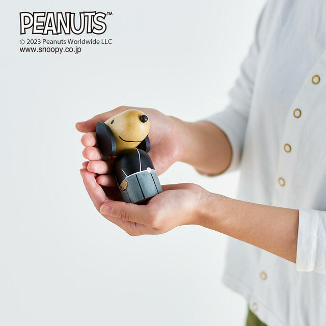 【ベルメゾンのスヌーピーグッズ売上ランキング 5位】「東北の職人と作ったこけし『スヌーピー』」3,220～6,990円（税込）