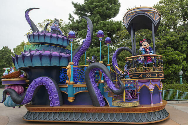 東京ディズニーランド「ザ・ヴィランズ・ハロウィーンInto the Frenzy”」プレスプレビューの様子
