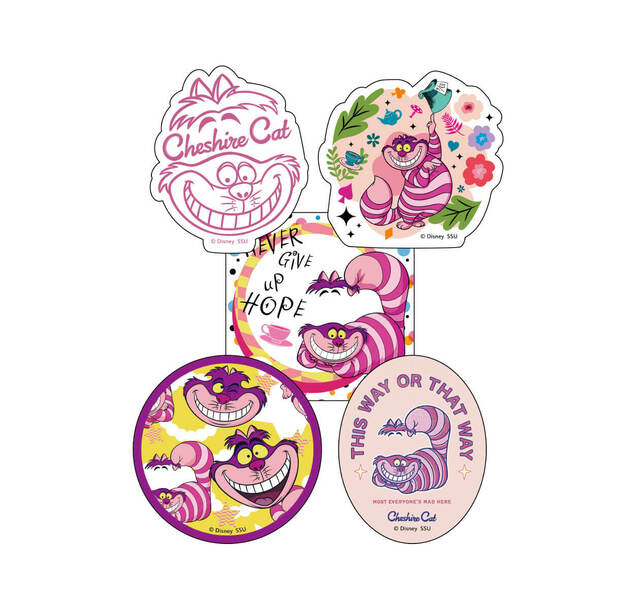 H賞 ダイカットステッカーセット｜Happyくじ「Disney にゃん・にゃん・にゃん」