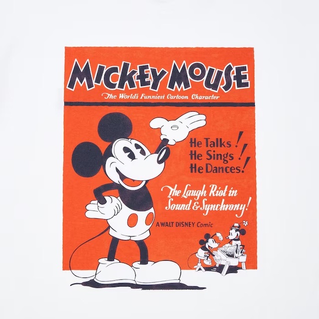 ディズニー ヴィンテージ ポスター コレクション ユニクロUT（半袖・リラックスフィット）¥1,990→¥1,290
