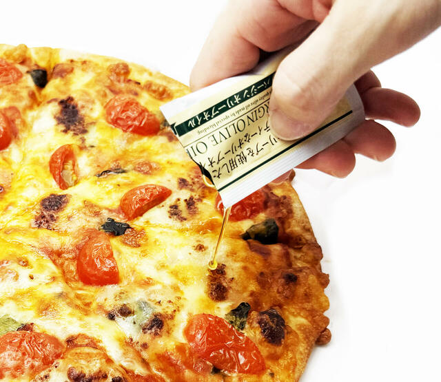 いただく直前にEVオリーブオイルをかければコク感アップ!