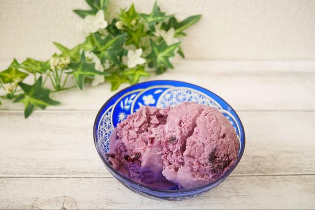 【ブルーベリーヨーグルトアイス】腸内環境を整えるアイス