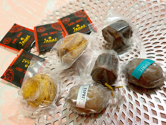 ふじ森　ご自宅でアフタヌーンティー　エスプリの商品も！　