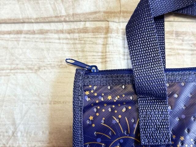 口はファスナー付きなので安心