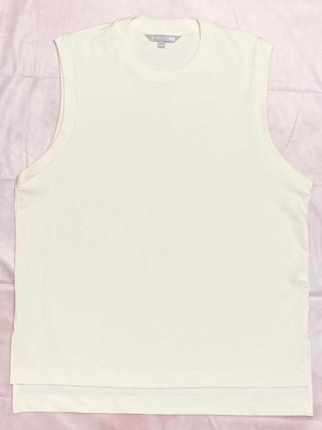 【UNIQLO（ユニクロ）】エアリズムコットンオーバーサイズT（ノースリーブ）／税込1,990円