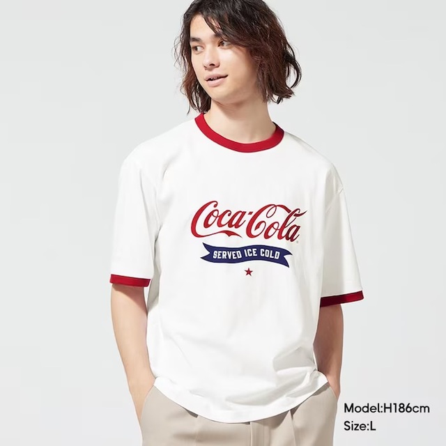 グラフィックT(5分袖) Coca-Cola ¥1,490