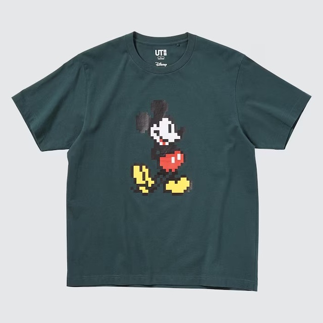 ユニクロ ミッキー スタンズ UT グラフィックTシャツ（半袖・レギュラーフィット）1,500円