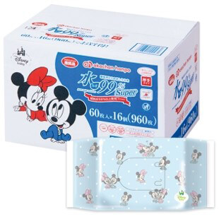 水99％Super 新生児からのおしりふき 厚手