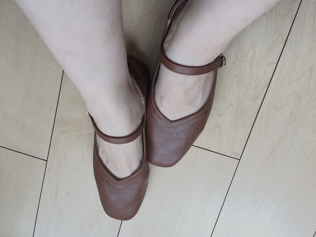 【ファッションセンターしまむら Pretty Lady スクエアトゥ】入学式などにも履いていけそうな高見えデザイン