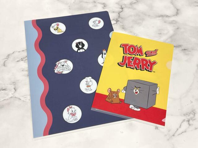 【一番くじ トムとジェリー】J賞 アートステーショナリー：大小のクリアファイルセット4種の中から選べます