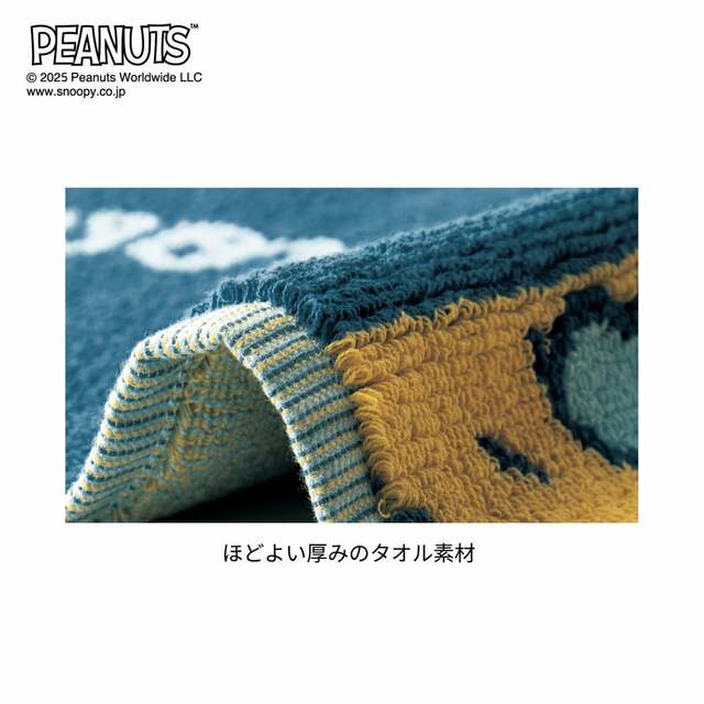 置くだけでバスルームがぱっと明るく♪ タオル素材バスマット（2柄セット）