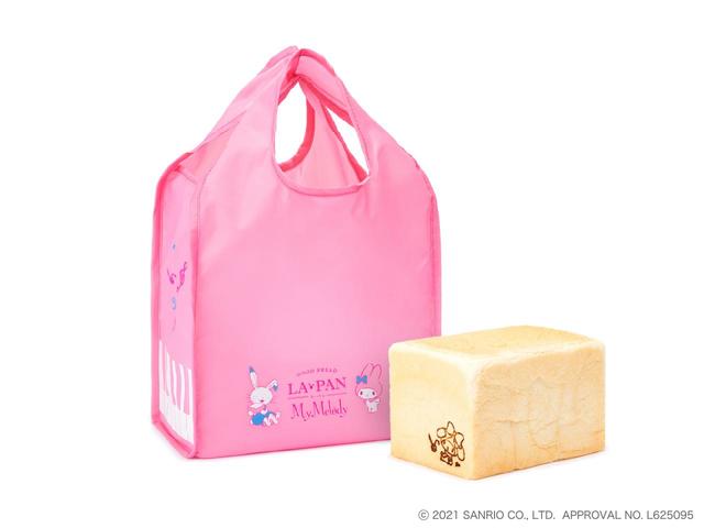 マイメロディ×ラ・パン焼印付き生食パン・エコバッグセット：Mサイズ（フレンチカラー）