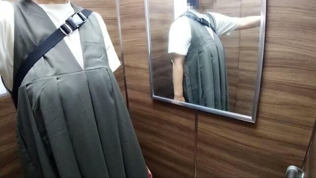 【coca 2wayウエストプリーツワンピース】脇も広めなのでインナーを選びにくい