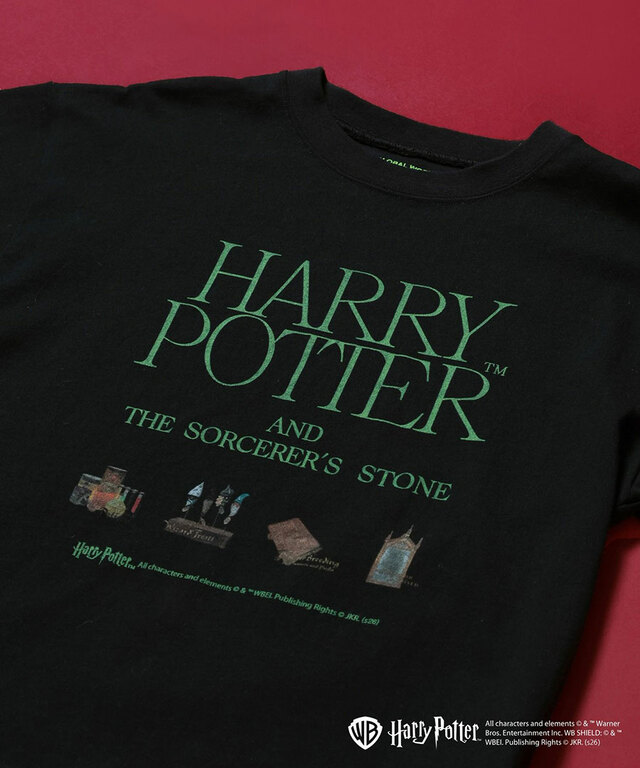 【GLOBAL WORK×ハリー・ポッター】Harry PotterヘビロッTEE半袖/キッズ　ブラック（Harry Potter）2,790円（税込）サイズ：130-160cm