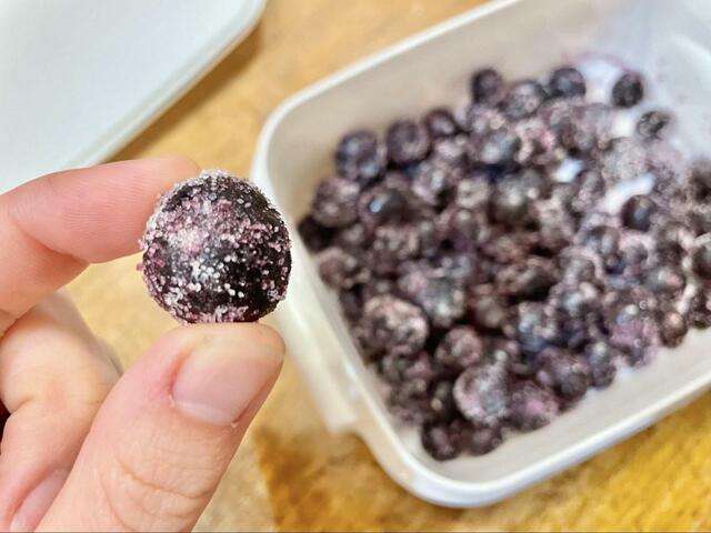 【冷凍ブルーベリー】アイス感覚で食べられるブルーベリー