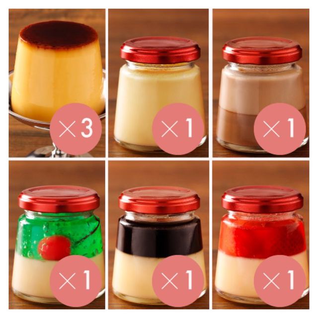 コンプリート8個セット(プリン6種8個入/4,000円)