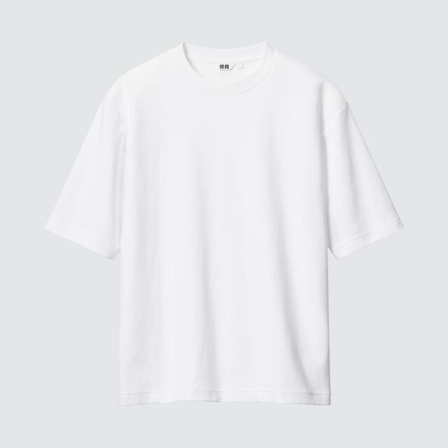 エアリズムコットンオーバーサイズTシャツ（5分袖）¥1,990→¥1,290｜ユニクロ「40周年感謝祭」