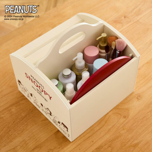 卓上メイク収納ボックス「スヌーピー」