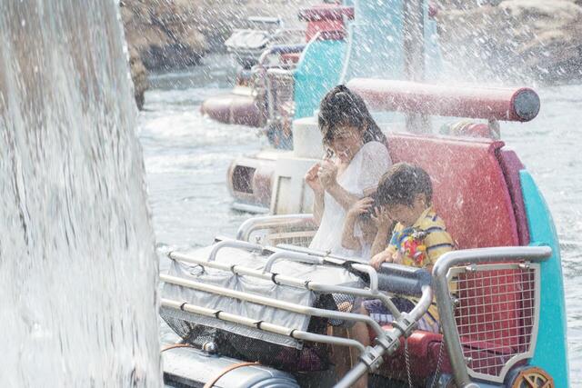 アクアトピアは、滝が近づいてきたら気を付けて！