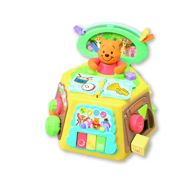 はじめて英語 くまのプーさん 絵本でおしゃべり！ ゆびさき知育 いっぱいできた｜8,250円 （税込）