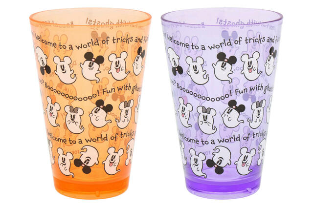 タンブラーセット 2,400円｜東京ディズニーリゾート「ディズニー・ハロウィーン」スペシャルグッズ｜販売店舗：東京ディズニーランド「ディズニー＆カンパニー」、東京ディズニーシー「スリーピーホエール・ショップ」｜発売日：2024年9月19日（木）