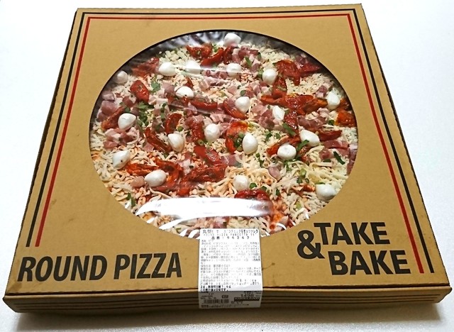 コストコ 丸型ピザ パンチェッタ＆モッツアレラチーズ