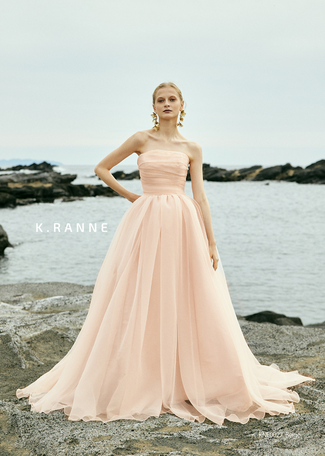 「K.RANNE-クランネ-」新作ウェディングドレス KNE0027_Beige