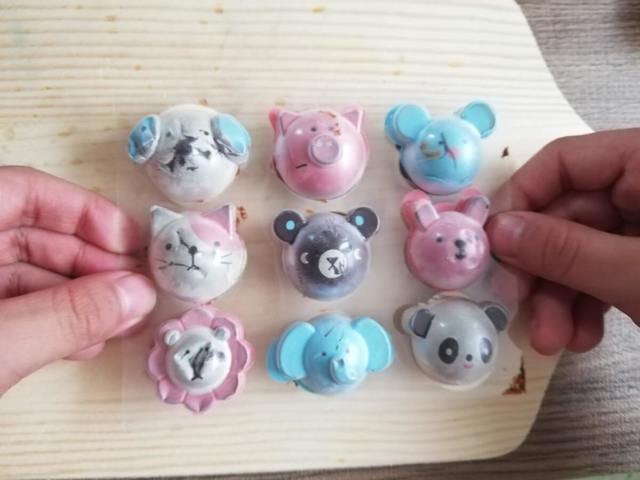 【cotta】チョコぺリキット／型を外すと顔が転写されていて可愛い！