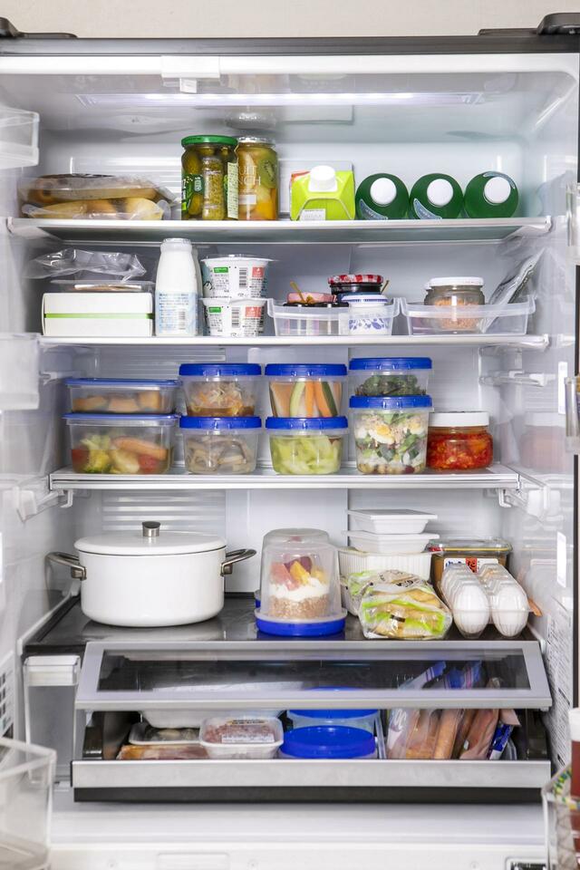 【冷蔵庫収納】見栄えのいい収納ですっきり♪