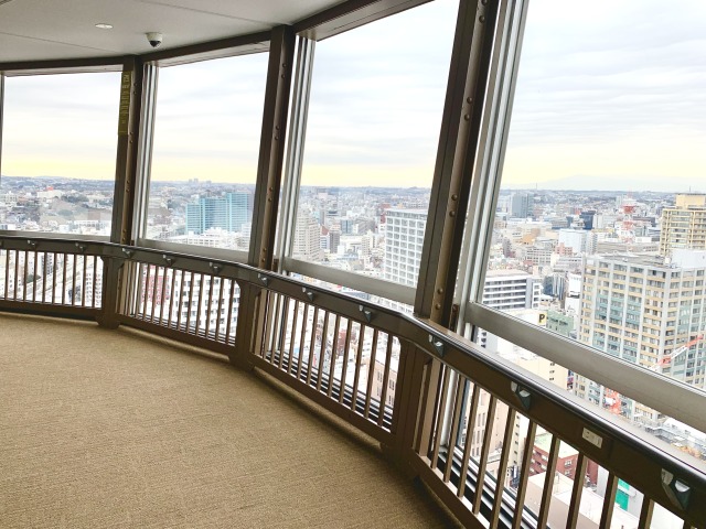 みなとみらいの景色が一望できる