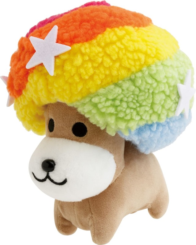【サンエックスキャラクターズ　あのころのともだち】「ぬいぐるみ」アフロ犬　2,860円