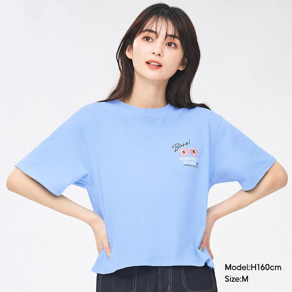 【GU】グラフィックT(半袖) Detective Conan 3(名探偵コナン)(工藤新一)(毛利蘭)/¥990