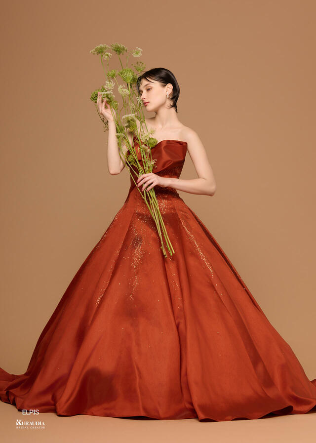 「Irida maison(イリーダメゾン)」新作ウェディングドレス IM-0040_Terracotta