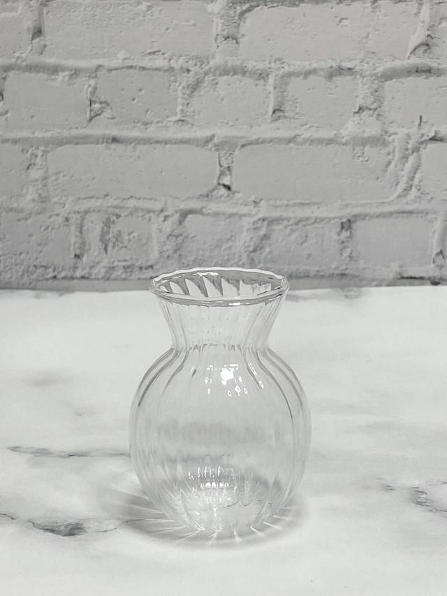 【ナチュラルキッチン】フラワーベースストライプA／税込110円