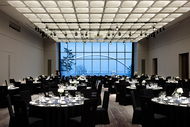 ドラマ『師任堂、the Herstory』（原題）の記者会見が行われたシーマークホテルの宴会場　写真提供：シーマークホテル