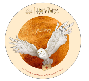 「ヘドウィグ ポップアップクッキー」限定デザインのオリジナルステッカー【タリーズコーヒー×「ハリー・ポッター」】