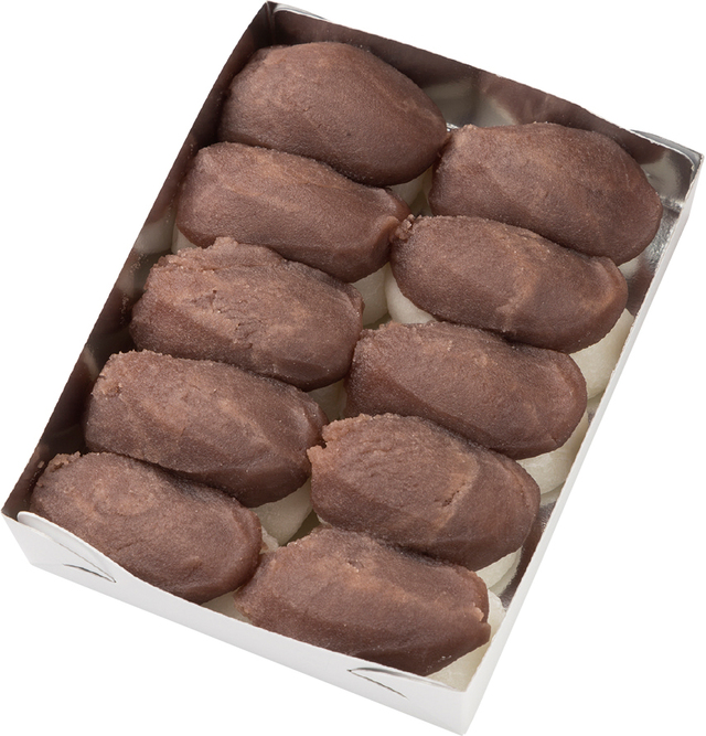 権五郎力餅 10個入670円｜つきたてのお餅と、こし餡が絶妙なバランス。芥川龍之介も食べたそう。｜力餅家