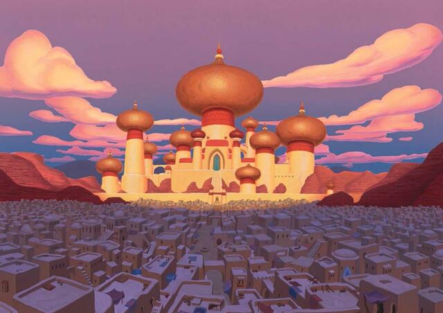 ディズニーアニメーション背景美術 ポストカードブック1991-2019