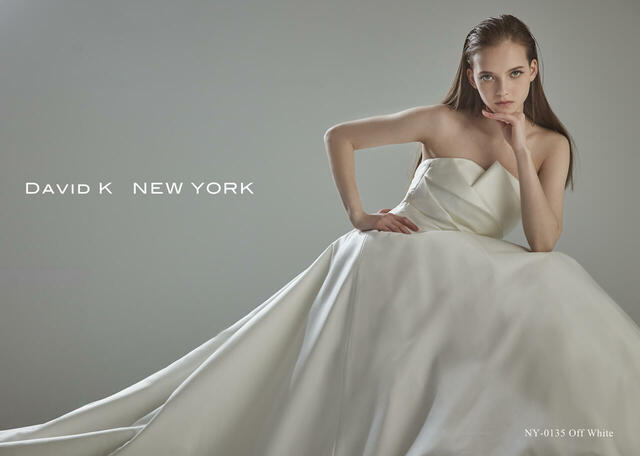 クラウディア｜「DAVID K NEW YORK（デヴィッド ケイ ニューヨーク）新作ウェディングドレス｜NY-0135_Offwhite