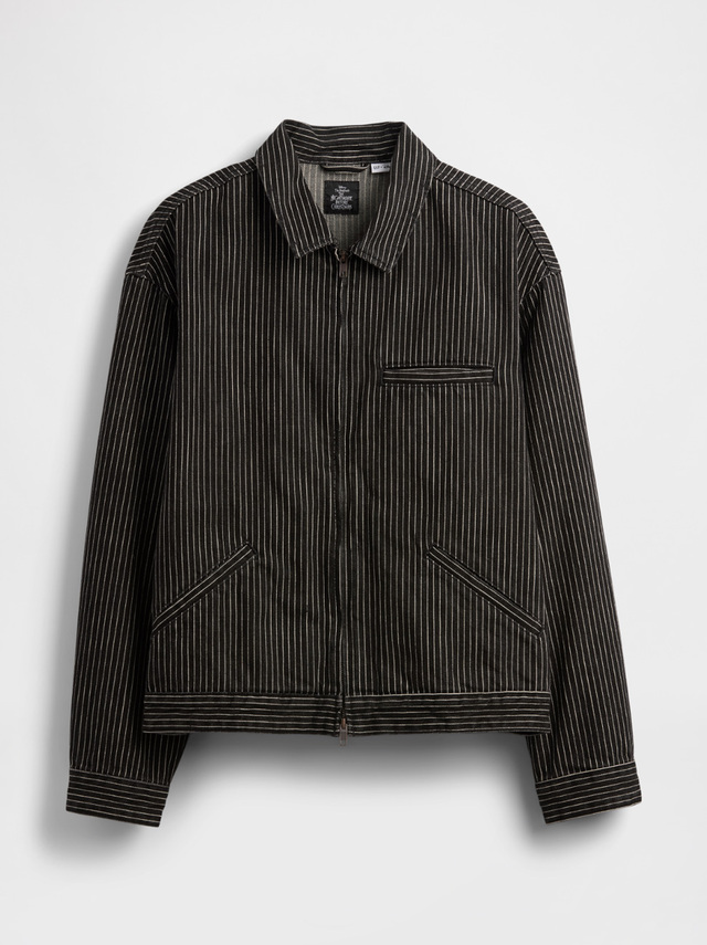 ナイトメアー・ビフォア・クリスマス / ストライプ デニムジャケット 12,900円【「ナイトメアー・ビフォア・クリスマス」のGap × Disneyコレクション】