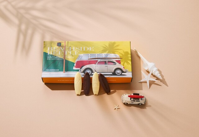 「Beachside Beetle -ビーチサイドビートル-」<価格:2,808円(税込)>【モロゾフの2026年バレンタインは、愛されるデザインの「Beetle」!遊び心たっぷりの新商品やラインナップをご紹介!】