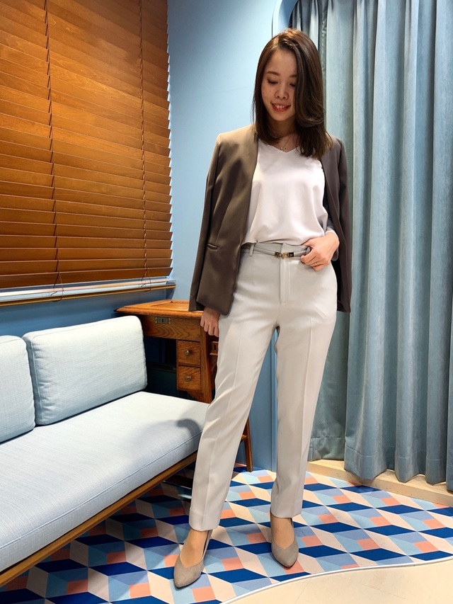 【AOKI】ノーカラージャケット