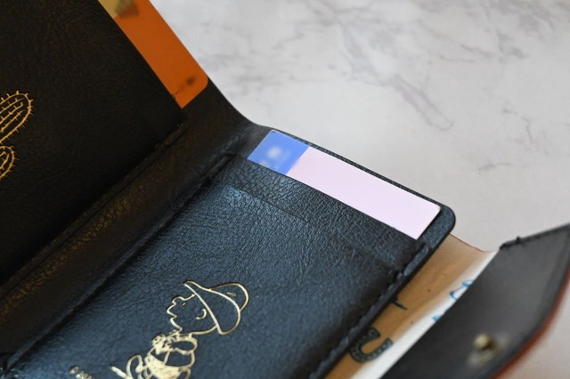 【『SNOOPY YEAR OF THE HORSE MINI WALLET BOOK BROWN』(宝島社)】カードポケットは4つ。やや硬めなので、量はたくさんは入らなさそう