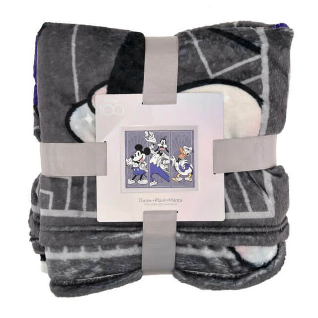 ミッキー、ドナルド、グーフィー ブランケット 大判 The Disney100 Platinum Celebration Collection 7,590円