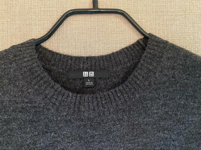 【UNIQLO スフレヤーンワンピース】ソフトでしっとりとした肌ざわり!ウール特有のチクチク感がほとんどありません