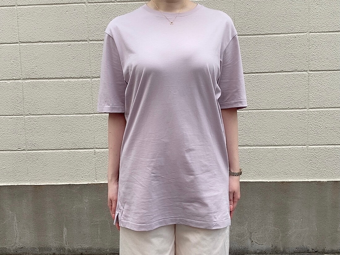 カラー00White→１枚【新品】+J　スーピマコットンリラックスフィットクルーTシャツ