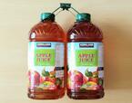 【コストコ カークランドシグネチャー アップルジュース 3.78L×2本 2280円】1ガロンサイズの巨大なボトルが2つセットに